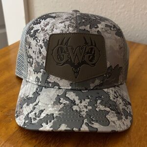 Camo Trucker Hat with Logo Patch